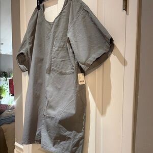 FREE PEOPLE Classic Short-Sleeve Womens romper in  Gray